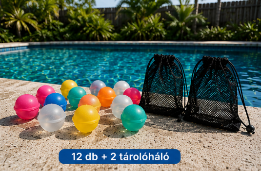Családi csomag - 12db EcoSplashers + 2 Tárolóháló