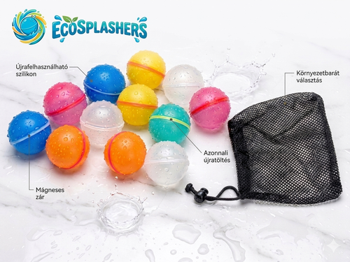 Családi csomag - 12db EcoSplashers + 2 Tárolóháló